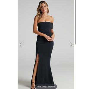 Showpo Glamour Girl Maxi Dress in Black- size US6